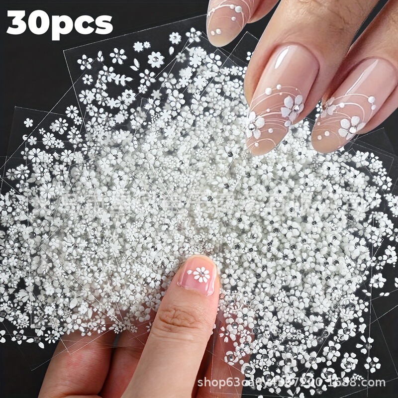 European and American Cross-border Explosions Simple Gentle Beauty Girl Manicure High Fashion Fairy Small Flower Manicure Sticker European and American Cross-border Explosions Simple Gentle Beauty Girl Manicure High Fashion Fairy Small Flower Manicure Sticker