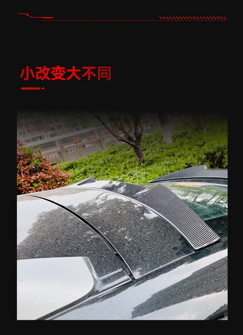 Applicable to 2008-2014 BMW bmw x6 e71 e72 top and tail fixed wing spoiler cross-border modification