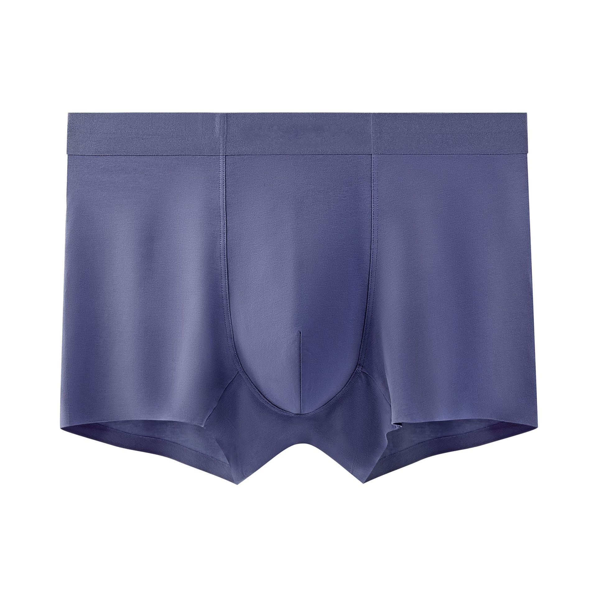 202680 clase A Xinjiang algodón hombre ropa interior sin marcas cintura media abdominal hombre ángulo plano antibacteriano ropa interior hombre