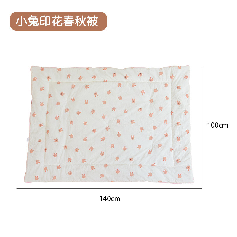 토끼 인쇄 봄과 가을 침구
