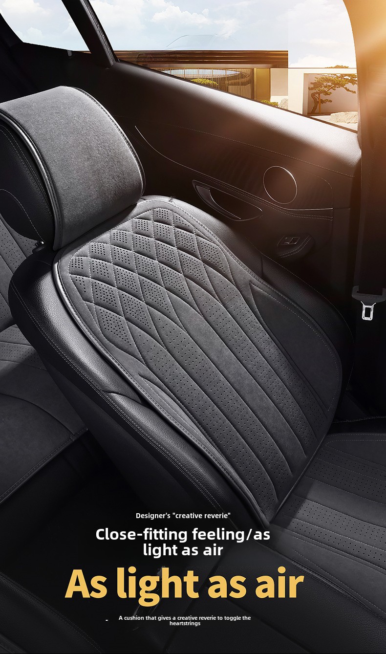 Auton istuintyyny yksiosainen Single Seat -automatto Four Seasons universaali auton takaistuimen tyynyn tuuletus timanttikuvioinen automatto_voghion.com