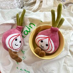 豆の目のおいしい玉ねぎのぬいぐるみの新しいかわいいアニメの子供のおもちゃの人形のぬいぐるみは女の子にプレゼントします
