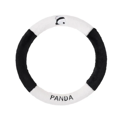 Seat cushion, seat cover Car Seat Cover, Breathable Ice Silk - rabbit-fur-back-panda-steering-wheel-cover