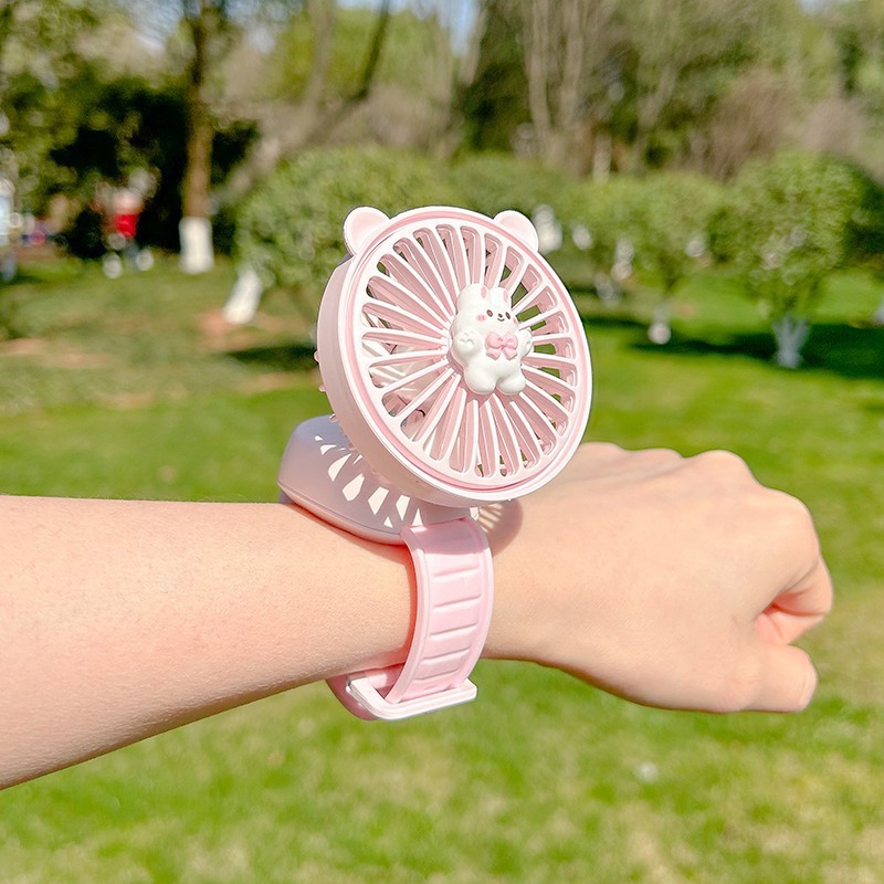 손을 흔드는 토끼—핑크색, 무료 USB 충전 케이블