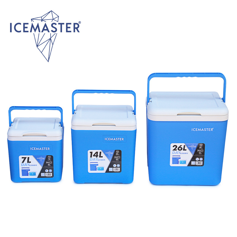 Maestro de hielo transfronterizo incubadora 26L picnic al aire libre caja de almacenamiento refrigerado para llevar entrega de alimentos incubadora al por mayor