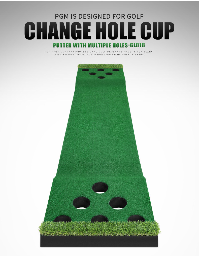 Thảm tập golf trong nhà PGM đa lỗ di động 0,6x3m — GL018 【Xanh lá đơn nhiều lỗ (không có cỏ dài) 】, GL018 [Green nhỏ nhiều lỗ đơn (không có cỏ dài) + 6 bóng], GL018 【một cây xanh nhỏ với cỏ dài và nhiều lỗ 】, GL018 [một quả xanh nhỏ với cỏ dài và nhiều lỗ, đặt 6 quả bóng] chi tiết 11
