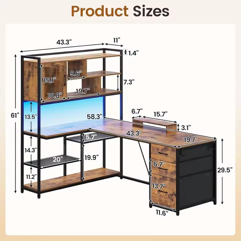 Cross-Border Factory Direct Sales New Product L-Shaped Home Office Study Computer Desk Desk Simple Modern Writing Desk