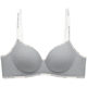 Small Chest Gathering Special Traceless Underwear Women's Fashion Letter Large Steamed Bread Cup Soft Support Upper Support Anti-sagging Bra