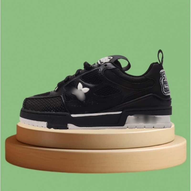 Zapatos de Putian, zapatos de pareja de moda de trainer, zapatos de tablero en relieve, zapatos gordos, zapatos deportivos de plataforma de aumento de moda