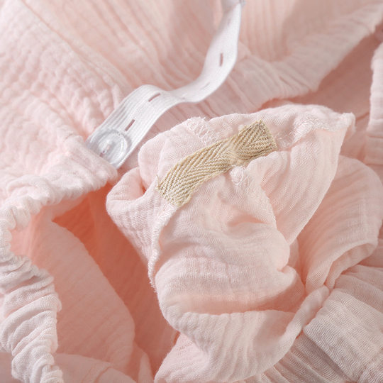Pure Cotton Yuezi Suit Double-Layer Cotton Yarn Postpartum Pregnant Women's Nursing Suit Spring and Summer Sweat-Absorbing Breathable Maternal Nursing Home Suit Set