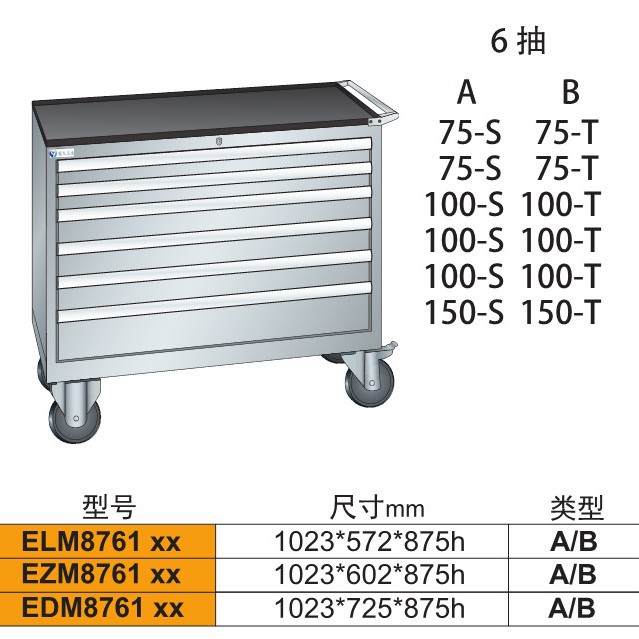 工具车车间工具车重型工具车挂板工具车冠久供抽屉车间专用收纳