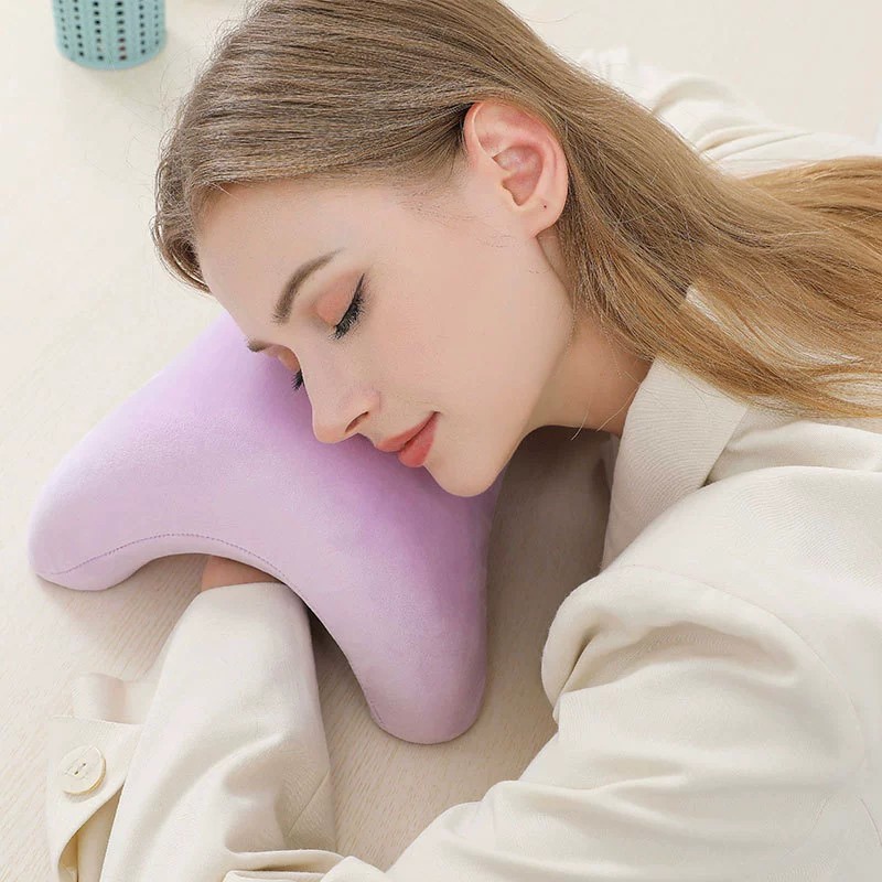 Almohada de Espuma Viscoelástica para Dormir de Lado, Siesta, Oficina, Ergonómica image 1