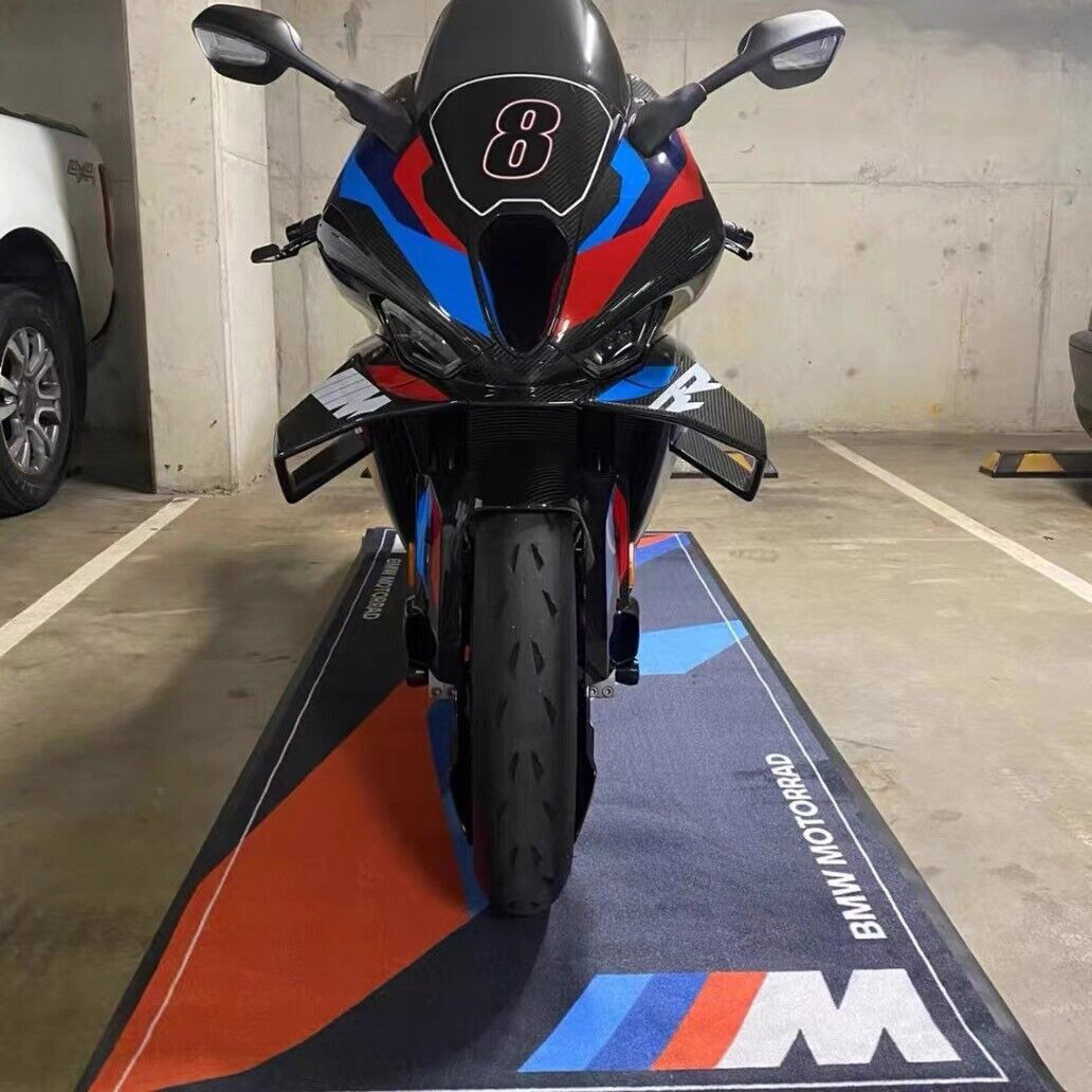 Cross-border Deplaceable Motorcycle Carpet Kawasaki Ducati Motorcycle Team Display Special Crystal Velvet Floor Mat Bedside Mat