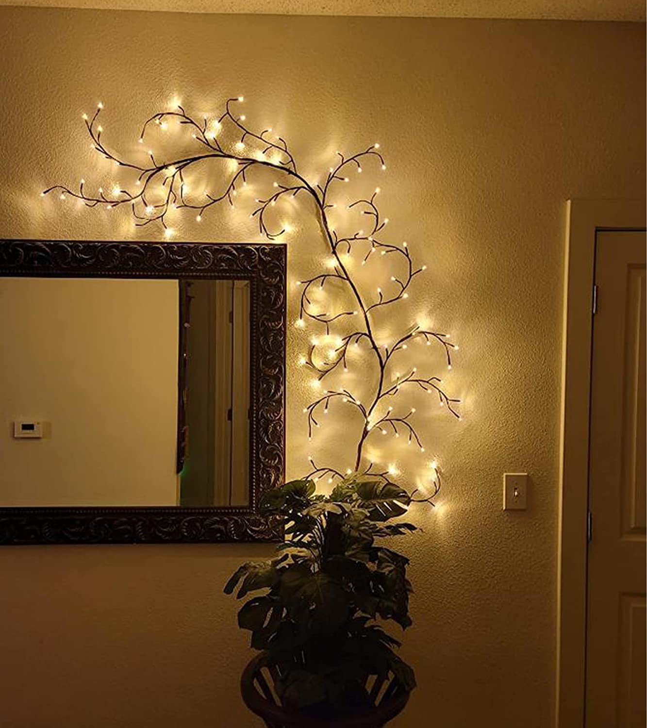 Fábrica directa luces decorativas luces de colores ratán iluminación ins Internet celebridad LED árbol ratán luces diseño dormitorio luces de colores luces de cadena