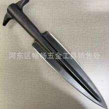 矛头锰钢一体野猪茅红缨枪头祖鲁矛超级霸王枪开路防身工具