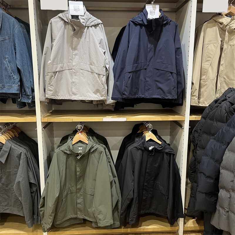 2025 Men's and Women's Windproof Collar Jacket Durable Waterproof Casual Jacket Coat Hooded 464918/475038 2025 Men's and Women's Windproof Collar Jacket Durable Waterproof Casual Jacket Coat Hooded 464918/475038