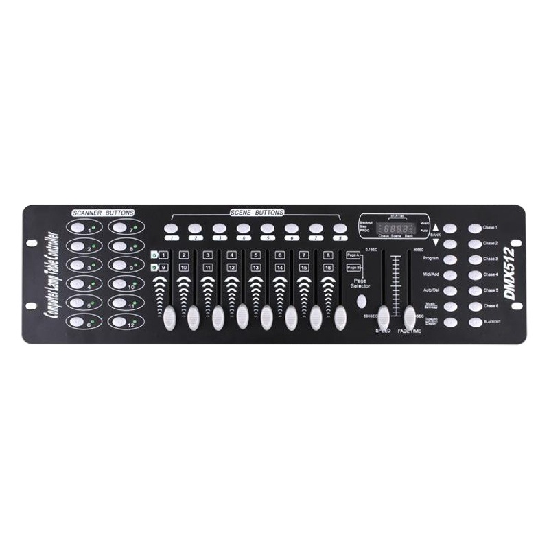 Suministro directo de fábrica consola DMX192 suministro transfronterizo DMX 512 Pa controlador de luz consola iluminación de escenario