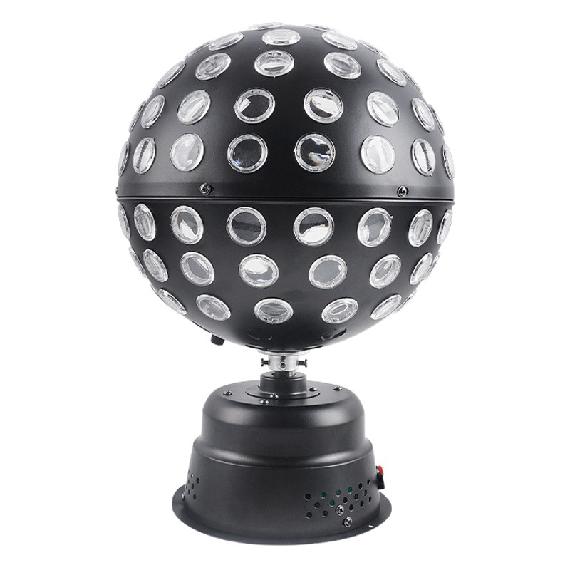 Colorido BOLA MÁGICA giratoria luz KTV casa atmósfera luz salón de baile DJ Disco de Control de Sonido de flash de color que cambia la luz de la bola de discoteca