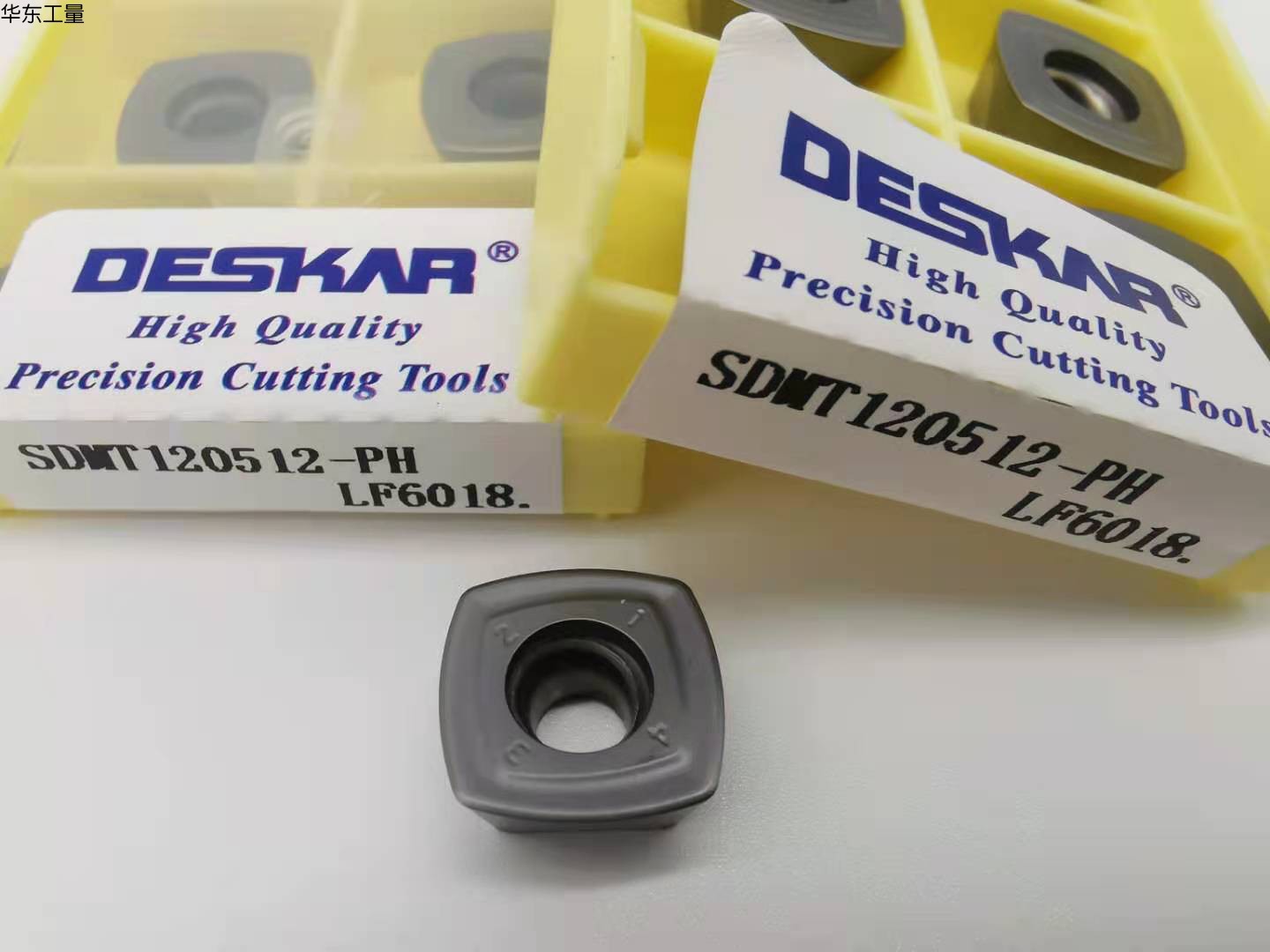 四方快进给铣刀片SDMT120512/150512-GH PH LF6018车不锈钢