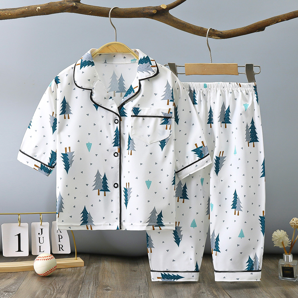 Summer pijama for men and women girl's