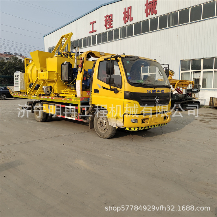 车载沥青拌合机 沥青车加热设备 移动沥青搅拌运输车公路补缝摊铺