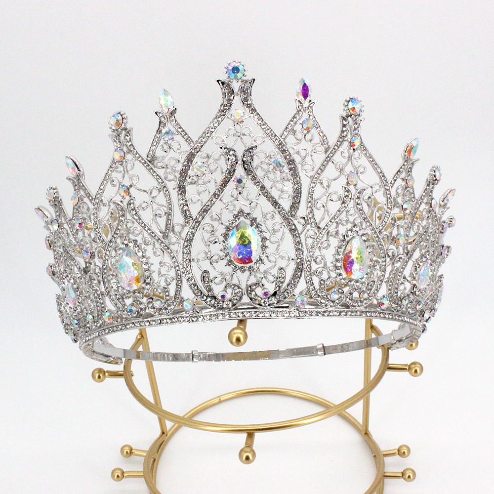 Corona ajustable estilo barroco para novia o concurso