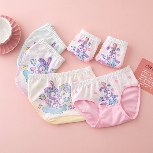 Girls' underwear, boxer briefs, children's boxer briefs, non-pinch, baby girl's cotton briefs, older children's underwear