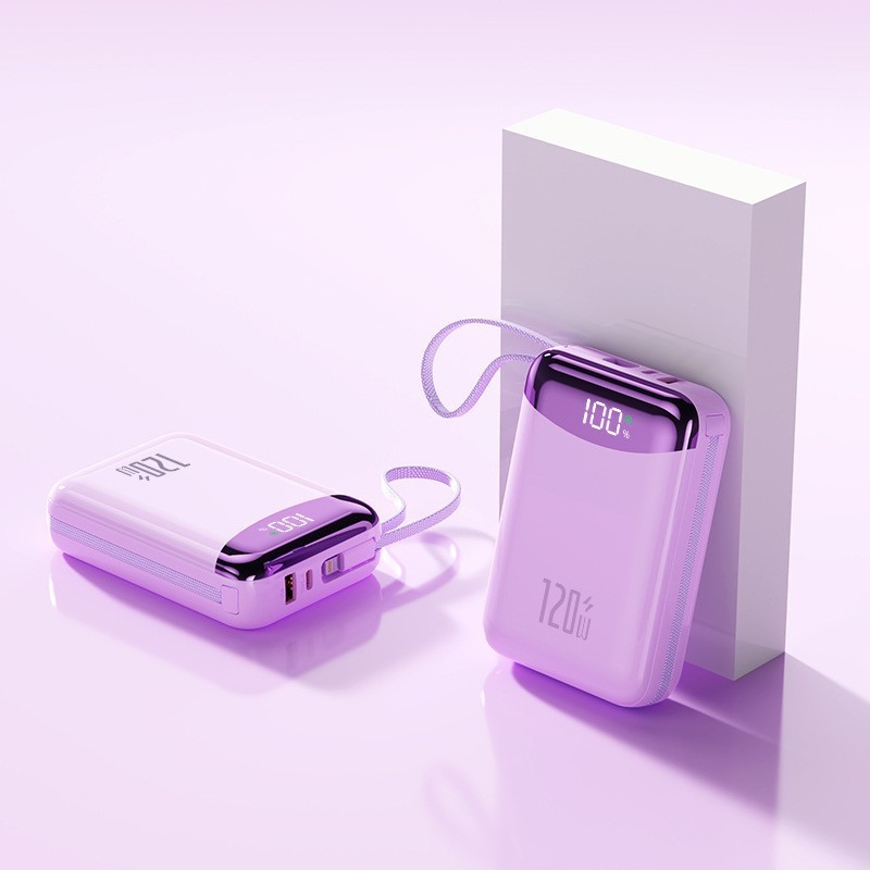 PSE クロスボーダー新 120 ワットパワーバンク 20000 mAh 超高速充電ポータブルモバイル電源カスタマイズ付きケーブル|undefined