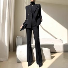 职业装女装秋冬新款时尚西服外套西装套装售楼部销售珠宝店两件套