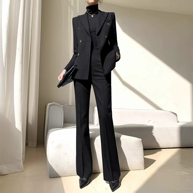 Деловая одежда женская одежда осень и зима Новая мода костюм пиджак костюм отдел продаж ювелирный магазин костюм из двух частей