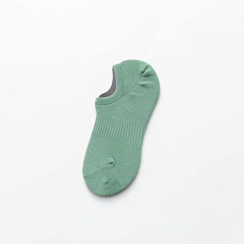 Calcetines delgados para hombres Calcetines de algodón de color sólido de tubo corto de verano Calcetines casuales de boca baja de malla transpirable Calcetines para hombres Zhuji al por mayor