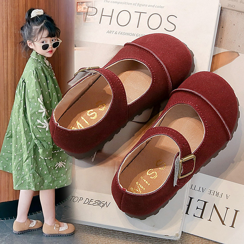 Zapatos de niñas 2025 nuevos zapatos de primavera para niños, zapatos de cuero suaves para niños, zapatos de princesa para niñas image 3