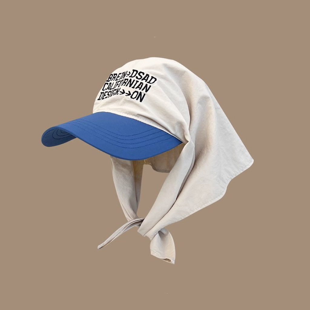 2024 New Personalized Colorful Headband with Duck Tongue for Children Summer Sunshade Versatile Letter Embroidery_voghion.com