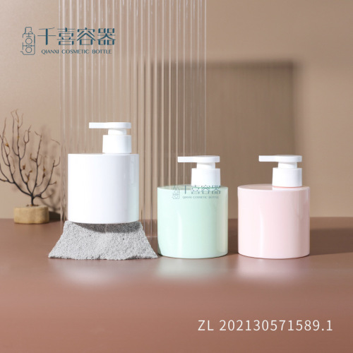 28-tooth PETG jade bottle 300ml hand soap lotion bottle chubby bottle shower gel 200ml cosmetic refill bottle