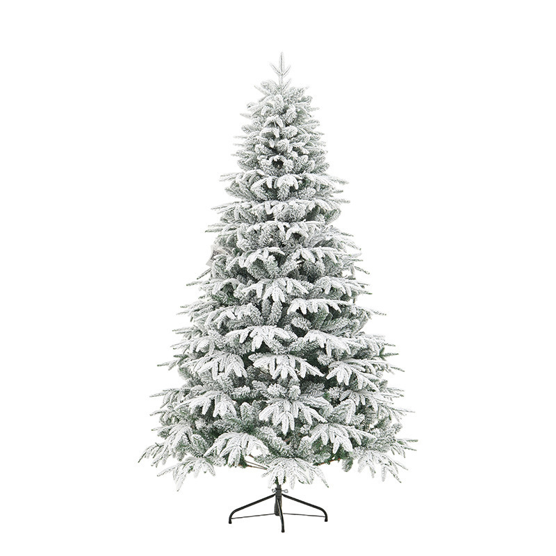 降雪クリスマス新しいPE混合PVC植毛少量雪クリスマスツリー工場クリスマス装飾クリスマス微雪ツリー|undefined