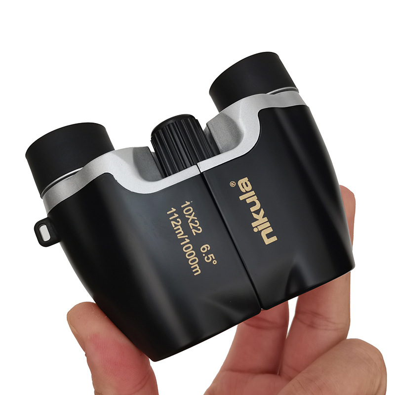 外贸出口微光可视 双筒望远镜 小保罗10X22便携全光学高倍高清批
