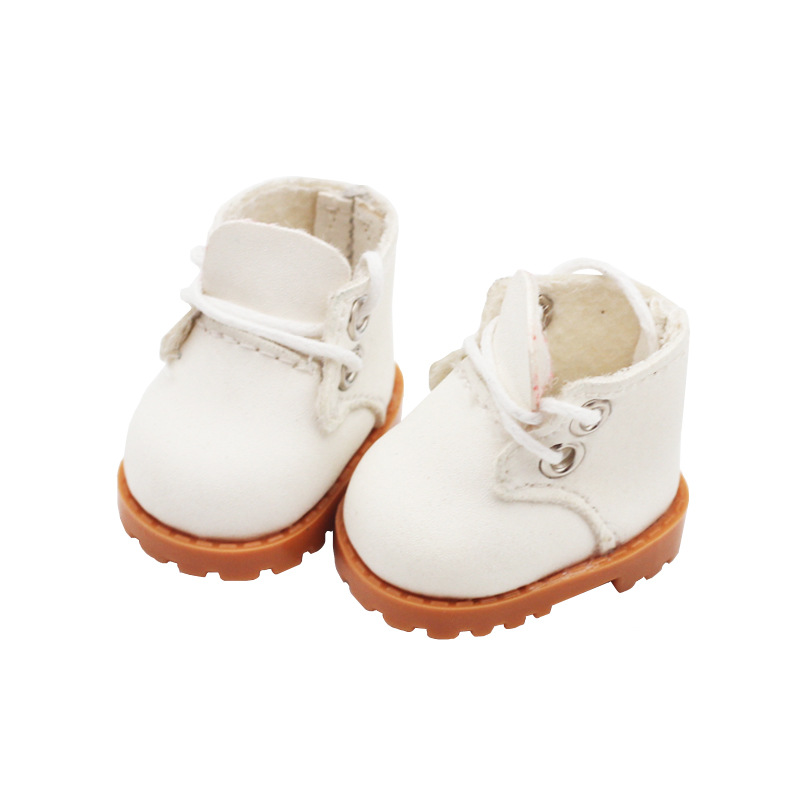 10cm algodón EXO zapatos de bebé 15cm pequeño rabu botas Martin colgante de felpa muñeca dedo zapatos de juguete