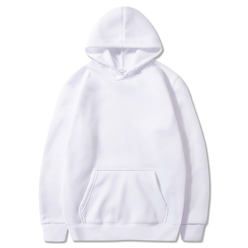 Men's and Women's Solid Color Hoodie Sweatshirt with Print, Unisex Blank Hoodie, European Size Loose Casual Sweatshirt with Hood, Sportswear