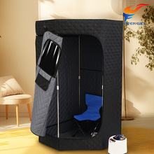 跨境热销五边形家用桑拿房便携式汗蒸箱帐篷支架蒸汽浴箱Sauna房