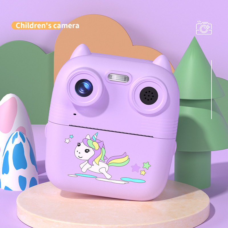 Nuevos productos transfronterizos para niños con cámara fotográfica y video instantánea, píxeles de alta definición instantáneos