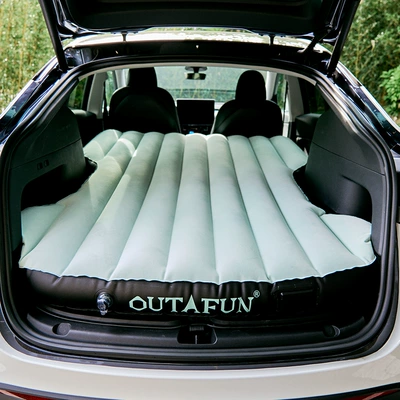 Vehicle-mounted inflatable bed rear seat conversion bed, air mattress