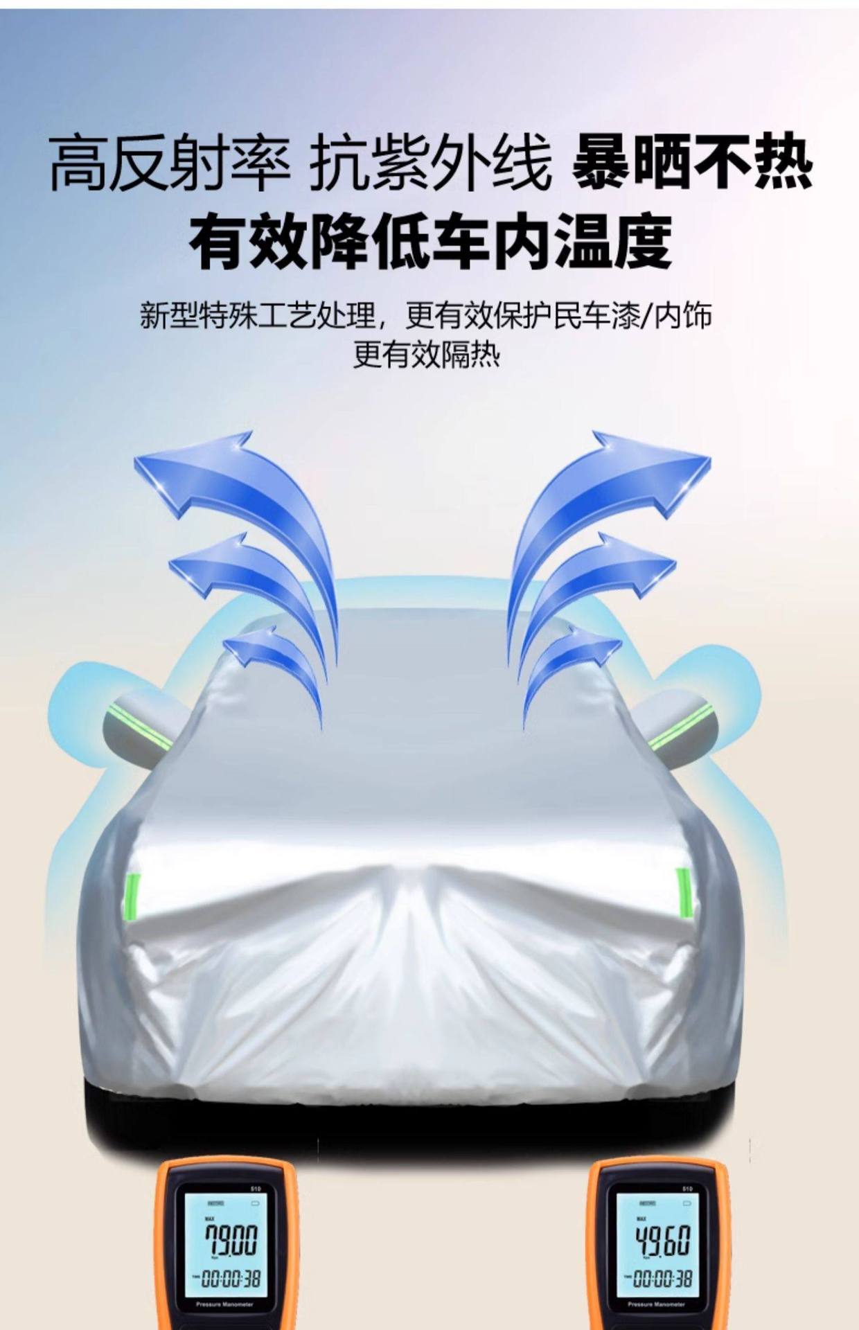 Haval Dargo Dht-Phev Second-Generation New Energy Vehicle-Specific Car Cover, Sun Protection, Rain Protection, Sunshade, Full Car Cover
