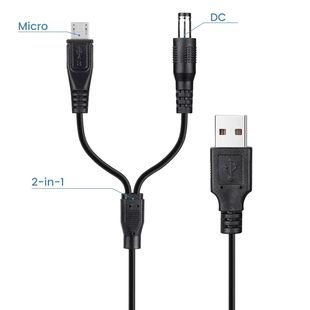 Suitable for Bousnic Dog Shock Collar Rs2A and Rs2B, 2-in-1 Training Collar USB Charging Cable