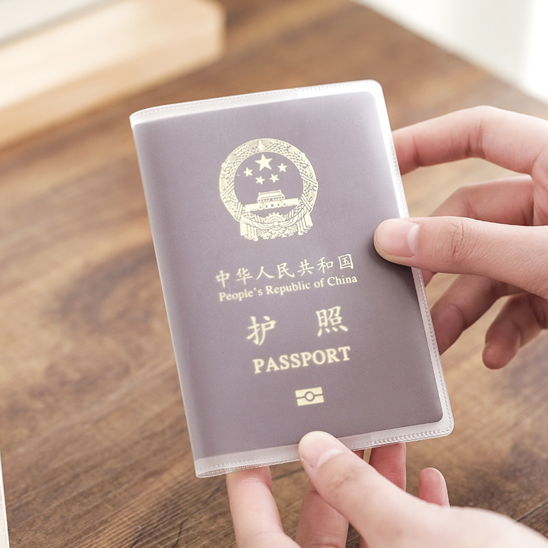 Матовый чехол для паспорта для путешествий, защитный чехол