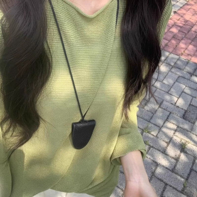 2026 New Stylish Round-Neck Sweater with Long Sleeves, Elegant Knit Base Shirt for Women, Hollow-Out Design with Stacked Sleeves 2026 New Stylish Round-Neck Sweater with Long Sleeves, Elegant Knit Base Shirt for Women, Hollow-Out Design with Stacked Sleeves
