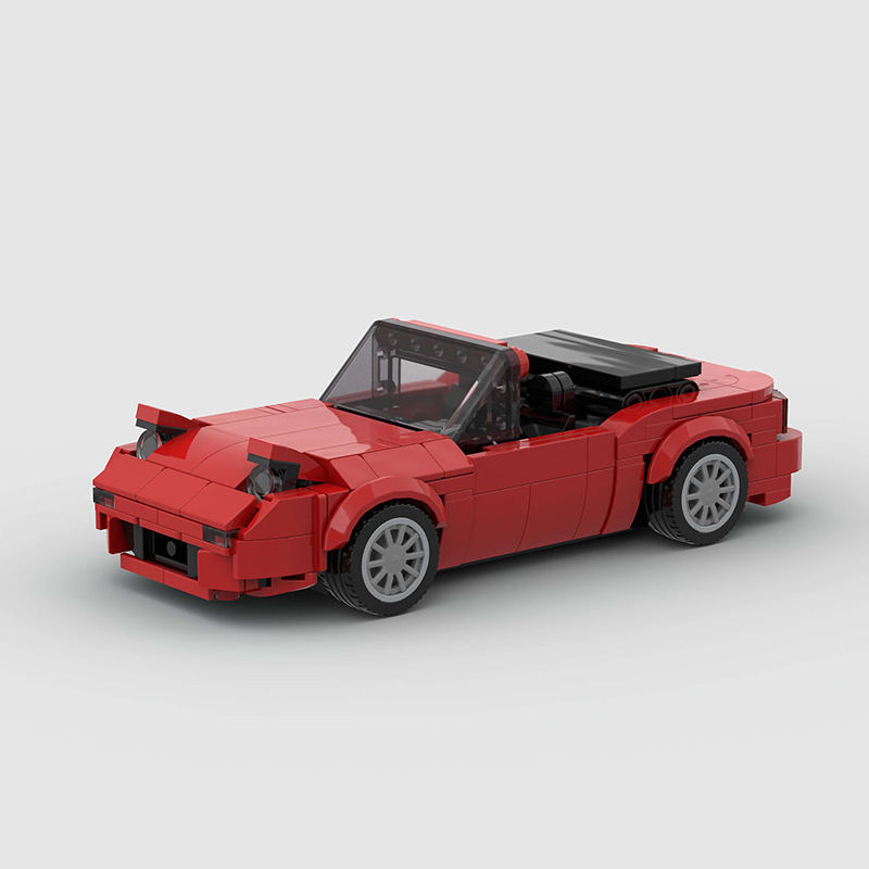 Sports Car Racing Moc Compatible with Lego Small Particle Puzzle Education Assembly DIY Kidsren's Building Block Toys Cross-Border Wholesale