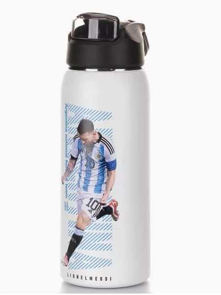VSTEN Custom Football Fans Messi C Luo 316 Stainless Steel Straight Drink Vacuum Thermos Cup Gift