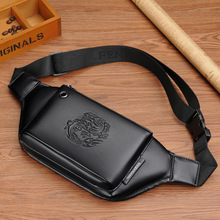 男士腰包大容量潮流男款胸包休闲出行运动斜挎包轻便时尚男款背包