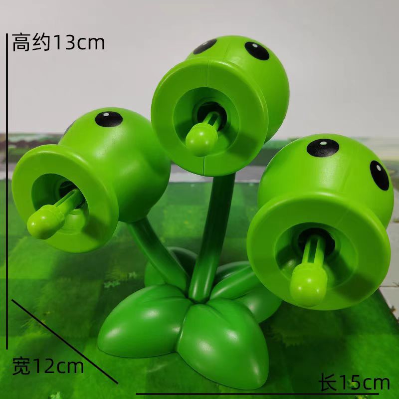 Plants vs. Zombies mecánicos genuinos a granel Gatling Pea Shooter catapulta vinilo juguete malvado dragón pequeño fantasma