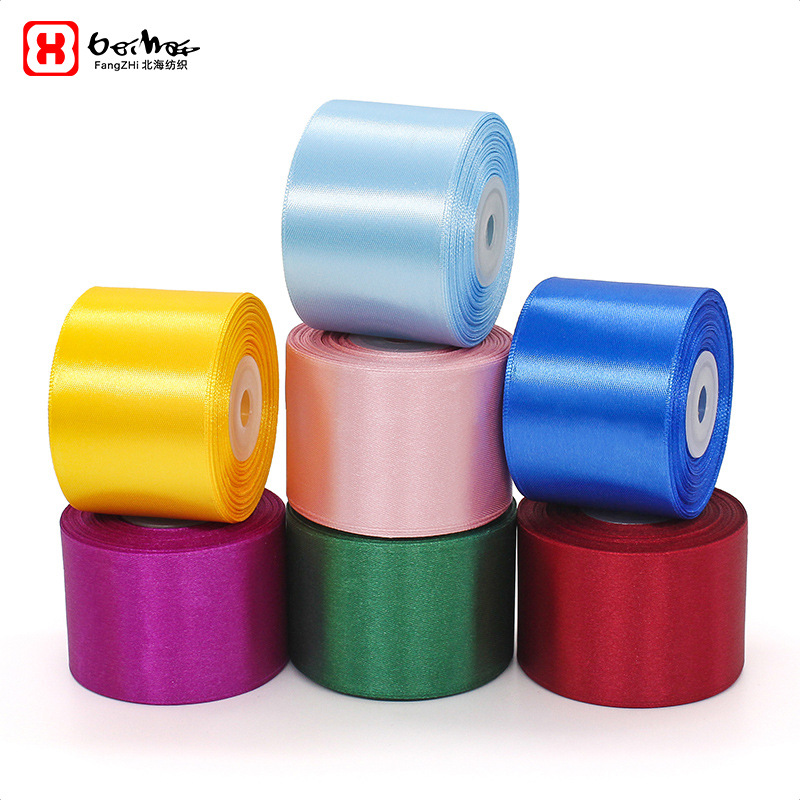 Fabricantes al por mayor accesorios de ropa de 5cm cinta cinta de poliéster decoración de boda cinta caja de regalo cinta de embalaje cinta
